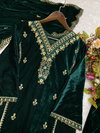 LG 1199 Heavy Viscose Velvet Embroidery Readymade Suits